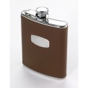 Grosvenor 6oz Leather covered Hip Flask